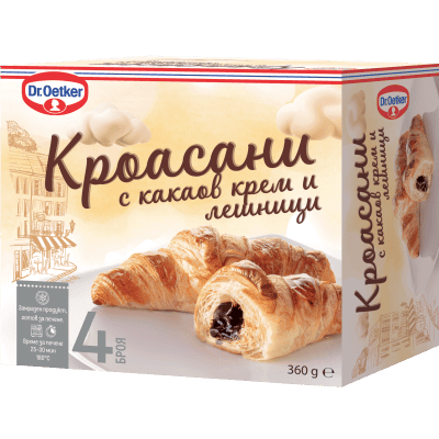 Кроасани Йоткер 360гр Какао и Лешник