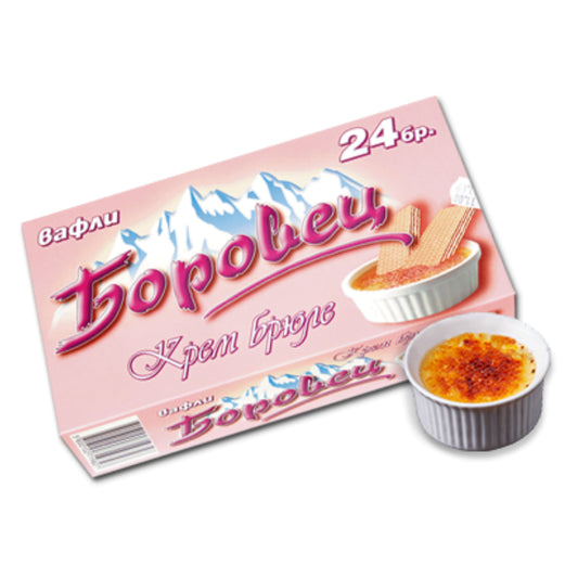 Вафли Боровец 550Гр 24Бр Брюле