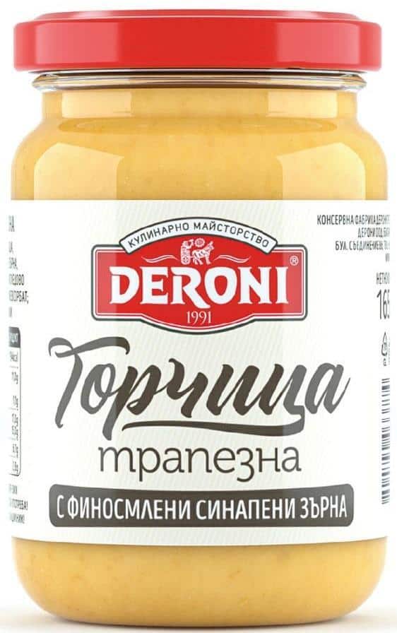 Горчица Дерони 165гр Трапезна