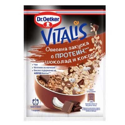 Овесена Закуска Виталис 61гр Протеин