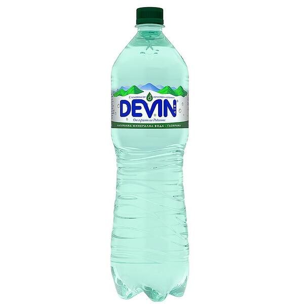 Вода Девин 1.5Л Газирана