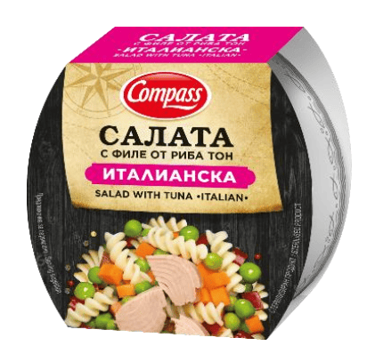 Салата Компас 160гр Филе Риба Тон Италианска