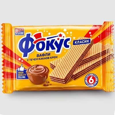 Вафла Фокус 6Ца 148гр Какао