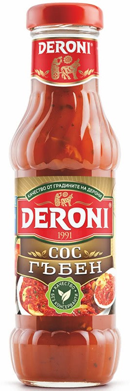 Сос Дерони 310гр Гъбен