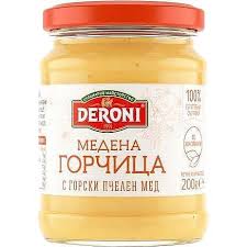 Горчица Дерони 200гр Медена