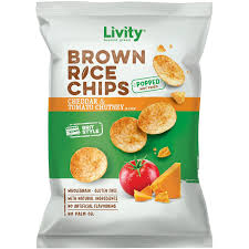 Чипс Оризов Бийонд 60гр Доматен Сос Чедър