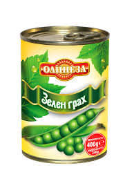 Зелен грах Олинеца 400гр Консерва