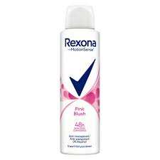 Деодорант Рексона 150мл pink blush розов цвят
