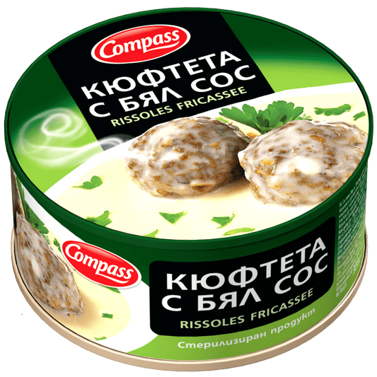 Компас Кюфтета В Бял Сос 300гр