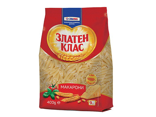 Макарони Златен Клас 400гр Моливи