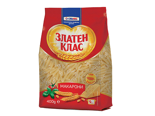 Макарони Златен Клас 400гр Моливи