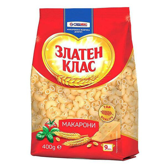 Макарони Златен Клас 400гр Рогчета