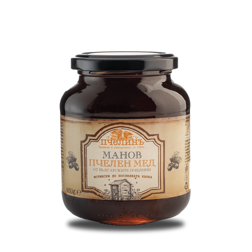 Мед Пчелинь 450гр Манов
