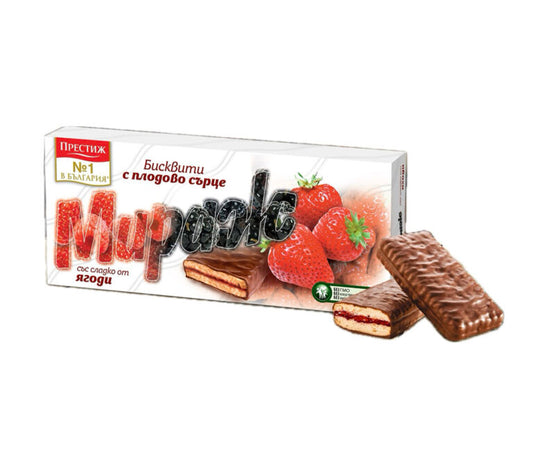 Бисквити Мираж 178гр Ягода