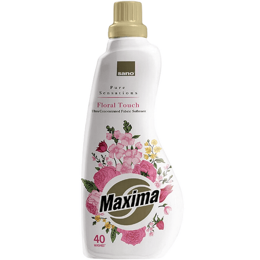 Омекотител Максима 1Л 40Пр Floral Touch Бял Тъмно