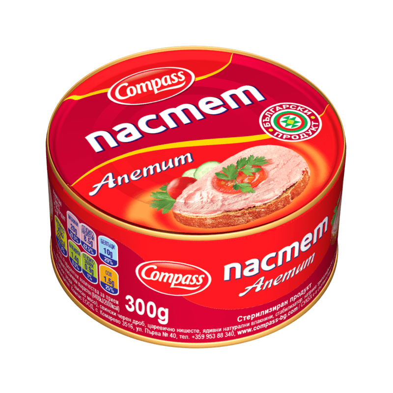 Пастет Компас 300гр Апетит