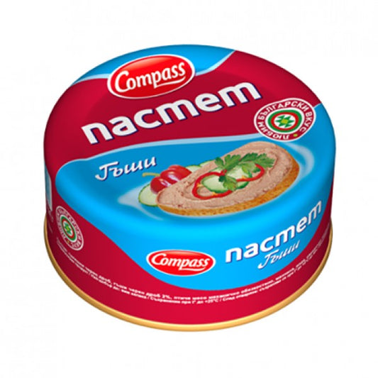 Пастет Компас 100гр Гъши