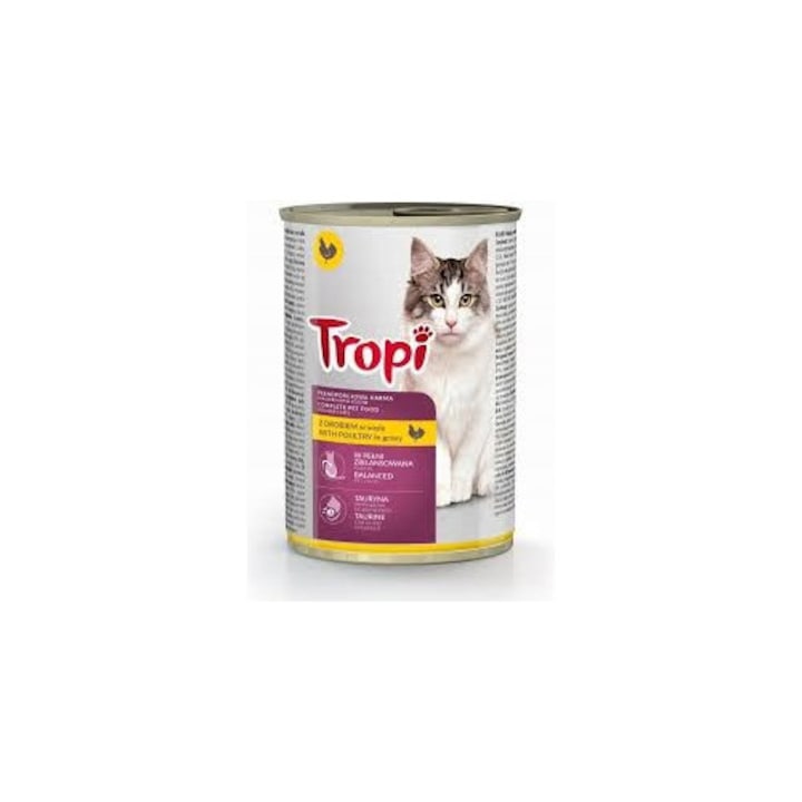 Котешка Храна Тропи 415гр Пиле