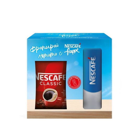 Шейкър Нескафе Класик 250гр + Чаша Фрапе