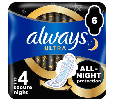 Дамски Превръзки Олуейс Ултра 6Бр S4 Secure Night