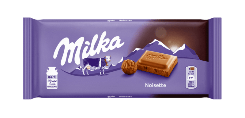 Шоколад Милка Млян Лешник 100Г