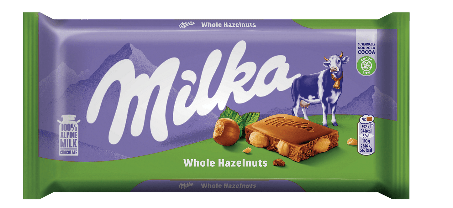 Шоколад Милка Цял Лешник 100гр