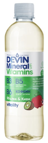 Вода Витаминна Девин 0.425 Ябълка и Киви
