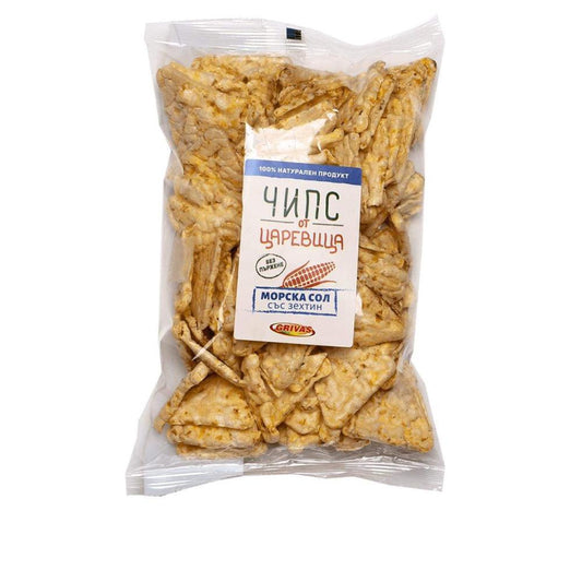 Чипс гривас Царевичен 90гр Морска Сол