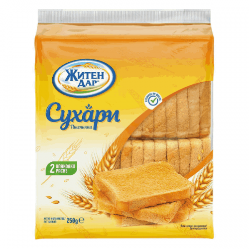 Сухар Житен Дар 250гр